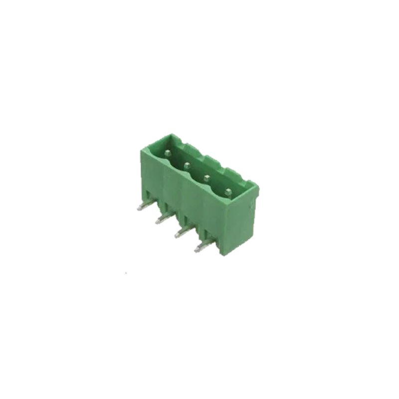 Embase 4 plots mâle débrochable coudée 5.08mm