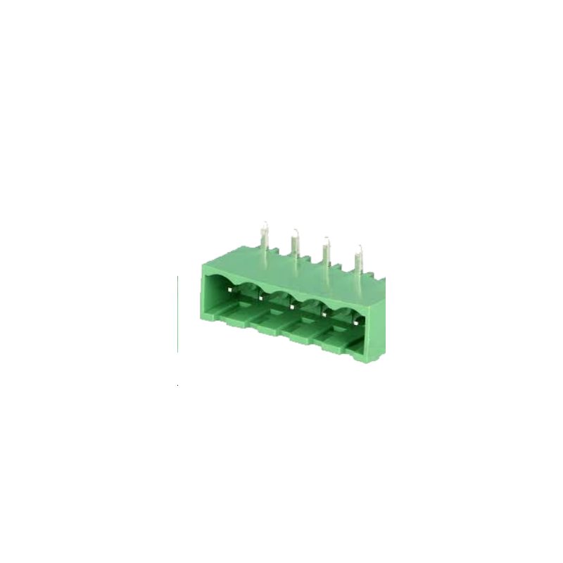 Embase 5 plots mâle débrochable coudée 5.08mm