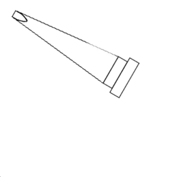 Panne Weller 1.2mm x 0.4mm Fer WSP80