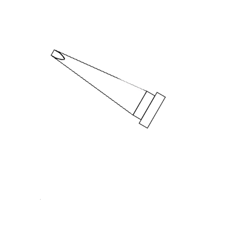 Panne Weller 1.2mm x 0.4mm Fer WSP80