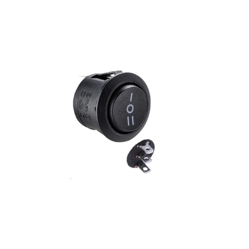 Inter Rond ON/OFF/ON 250V 10A