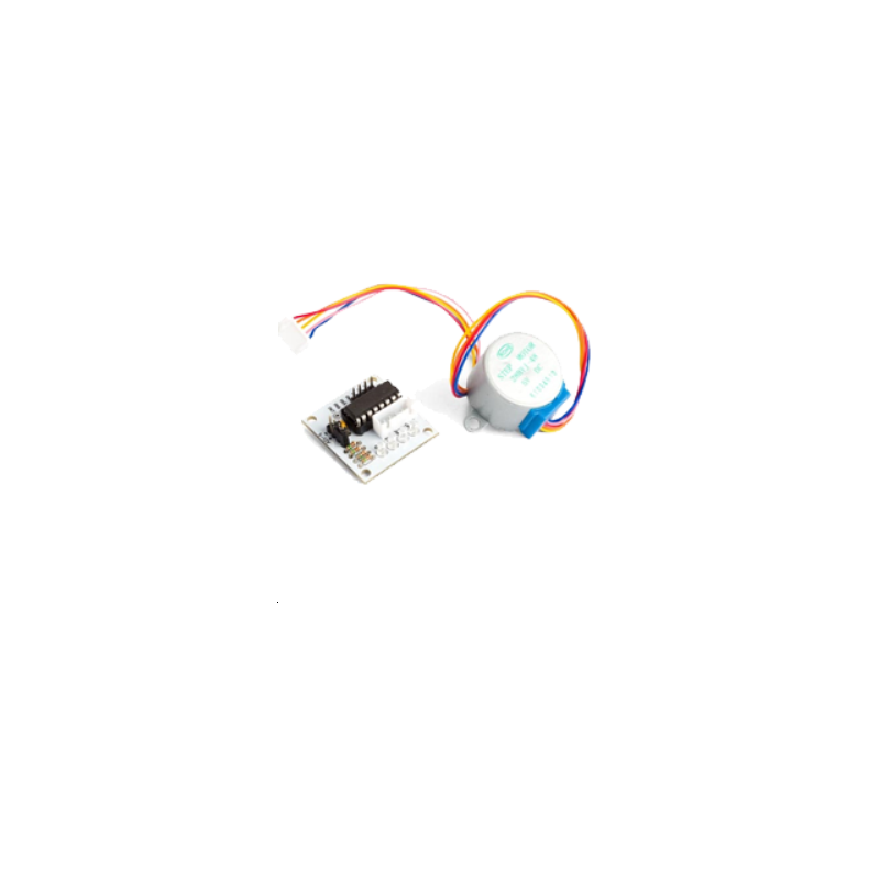 Moteur pas à pas avec pilote ULN2003, 5 VDC, compatible avec Arduino®, indicateur LED d'état, 64 étapes/rotation Moteur pas à pas avec pilote ULN2003, 5 VDC, compatible avec Arduino®, indicateur LED d'état, 64 étapes/rotation