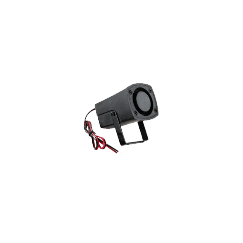 SIRENE PIEZO MINIATURE 6-15VDC105 dB DimensionsLongueur 36 mmLargeur 58 mmHauteur 58,5 mm