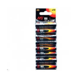 Pile 1.5V Saline  LR06 AA par 10