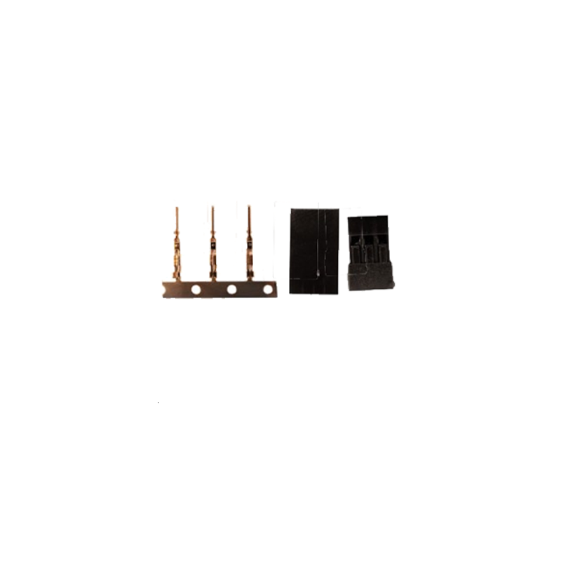 Fiche À  Sertir Futaba Mâle 3 broches 10 Pces