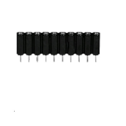 Connecteur femelle MPE Garry 115-1, embase femelle, 1 rangée, droit, 36 pôles doréspas de 2,54 mm, noir