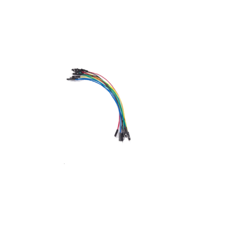 Jeu de 10 câbles de raccordement mâle/mâle