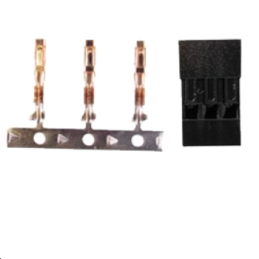 Fiche À  Sertir Futaba Femelle 3 broches 10 Pces