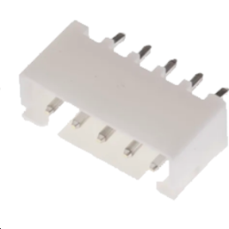 JST 2.54 mm 5 pôles 1 rangée Embase pour CI Droit
