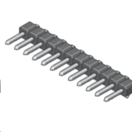 BARRETTE 50 POINTS MALE COUDEE