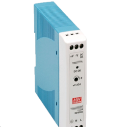 Alimentation MeanWell pour rail DIN MDR-20-5     5V 6A