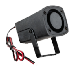 SIRENE PIEZO MINIATURE 6-15VDC105 dB DimensionsLongueur 36 mmLargeur 58 mmHauteur 58,5 mm