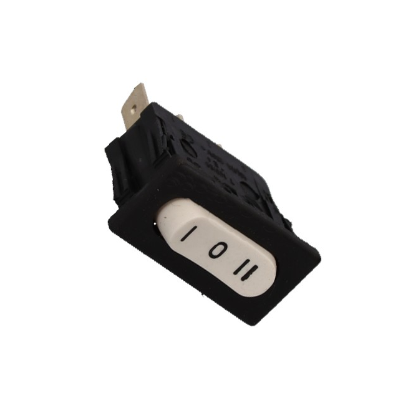 Inter Bascule 1/2 ON OFF ON  Blanc