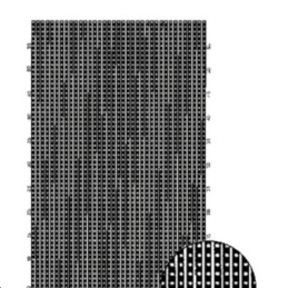 Verobard à bandes100 X 160