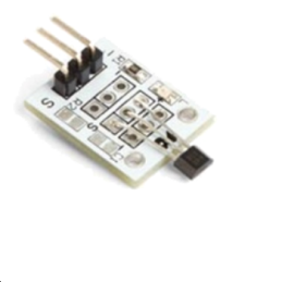 Capteur Hall magnétique (Holzer), 2 pièces, amplificateur intégré, déclencheur Schmitt, sortie collecteur ouvert, blanc