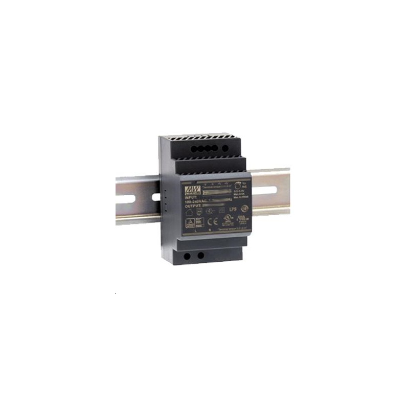 Alim HDR-60-12 12V 4.5A 54W pour rail DIN