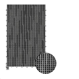 Verobard à bandes100 X 160