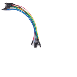 Jeu de 10 câbles de raccordement mâle/mâle