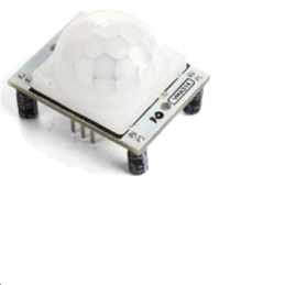 Détecteur de mouvement PIR, portée maximale 7 mètres, angle de détection 120°, blanc