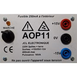 AOP11 Alimentation +15 -15V