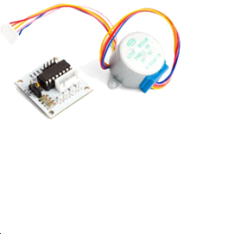 Moteur pas à pas avec pilote ULN2003, 5 VDC, compatible avec Arduino®, indicateur LED d'état, 64 étapes/rotation