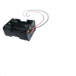 Porte-piles 2xRS PRO AA, raccordement à Fils