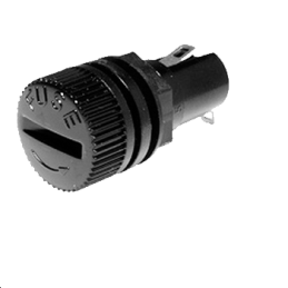 Porte fusible façade avec cache