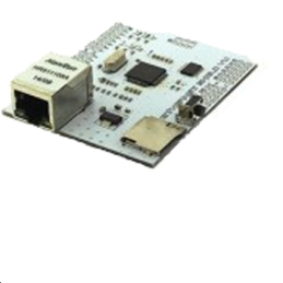 SHIELD ETHERNET EF02007permet à une carte Arduino ou compatible de se connecter à internet.