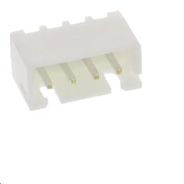 JST 2.54 mm 4 pôles 1 rangée Embase pour CI Droit