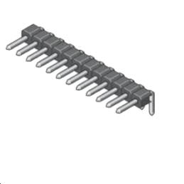 BARRETTE 50 POINTS MALE COUDEE