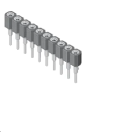 Barrette tulipe secable 2.54 mm 006-1-010-D-B1STF-XS0 MPE