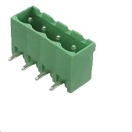 Embase 4 plots mâle débrochable coudée 5.08mm