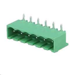 Embase 6 plots mâle débrochable coudée 5.08mm