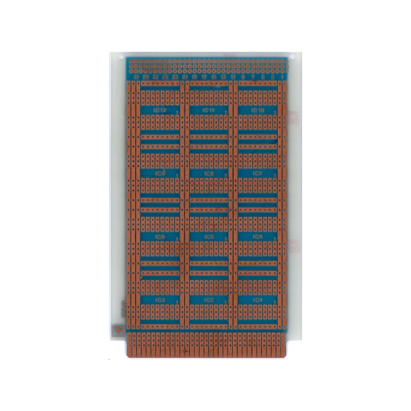 Véroboard à bandes160x100 pour CI encartab