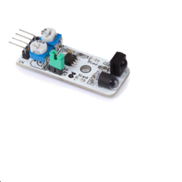 Capteur d'obstacle infrarouge, 3,3-5 VCC, 2 potentiomètres, plage de 2 à 10 cm, angle de détection de 35°, blanc