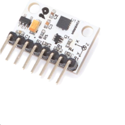 Accéléromètre, numérique, 3 axes, MMA8452Q, 1,95-3,6 VDC, blanc