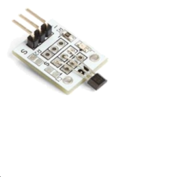 Capteur Hall magnétique (Holzer), 2 pièces, amplificateur intégré, déclencheur Schmitt, sortie collecteur ouvert, blanc