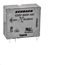 Relay SPDT 10A 24V 1200R Vertical V23057-B0006-A901