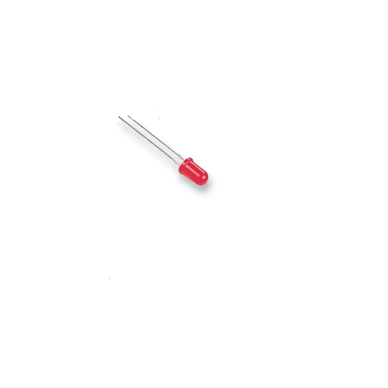 Led 3 mm rouge clignotante 2mcd