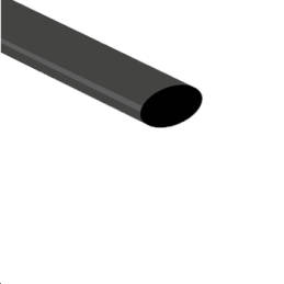 Gaine thermorétractable [2:1] 25.4mm noire 1.2m