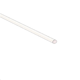 Gaine thermorétractable [2:1] 4.8mm blanche 1.2m