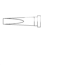 Panne Weller 2mm x 1mm Fer WSP80T0054441499