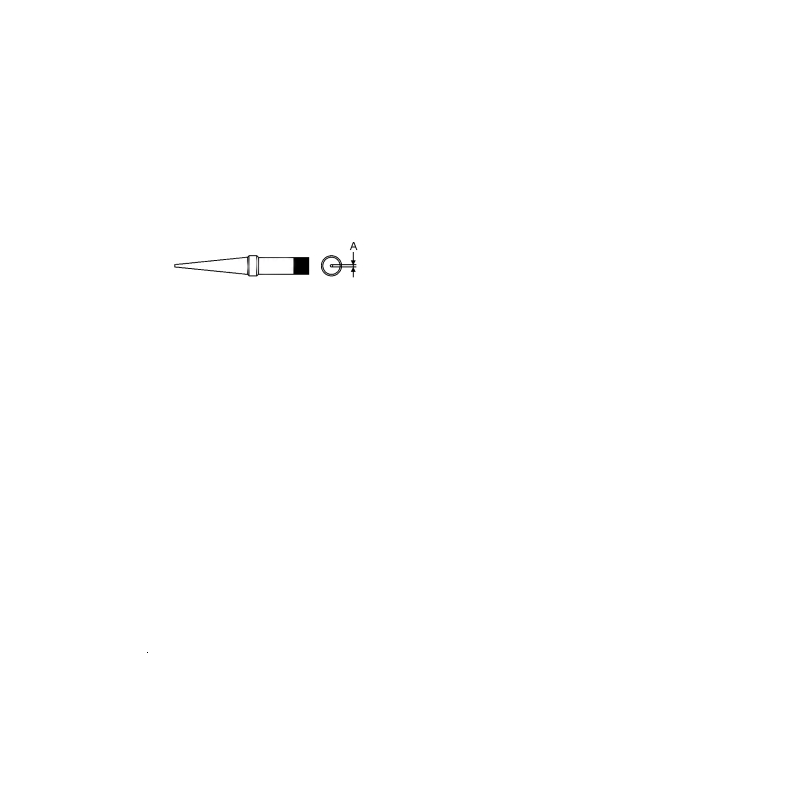 Panne Weller 0.8mm 44  Fer TCPS