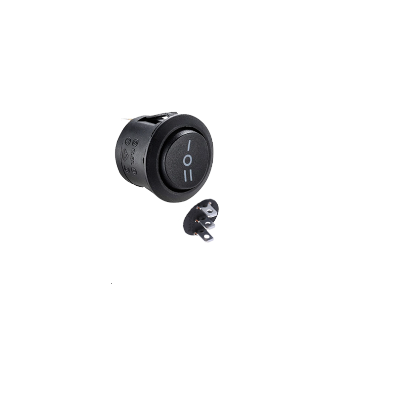 Inter Rond ON/OFF/ON 250V 10A