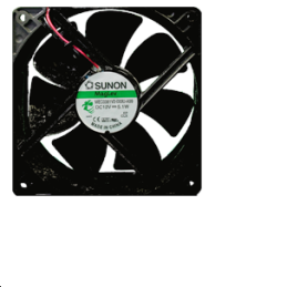 Ventilateur 80mmX80mmX25mm 12VDC 1,7W 62,84 m³/h 30dBA