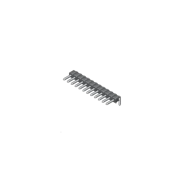 BARRETTE 50 POINTS MALE COUDEE
