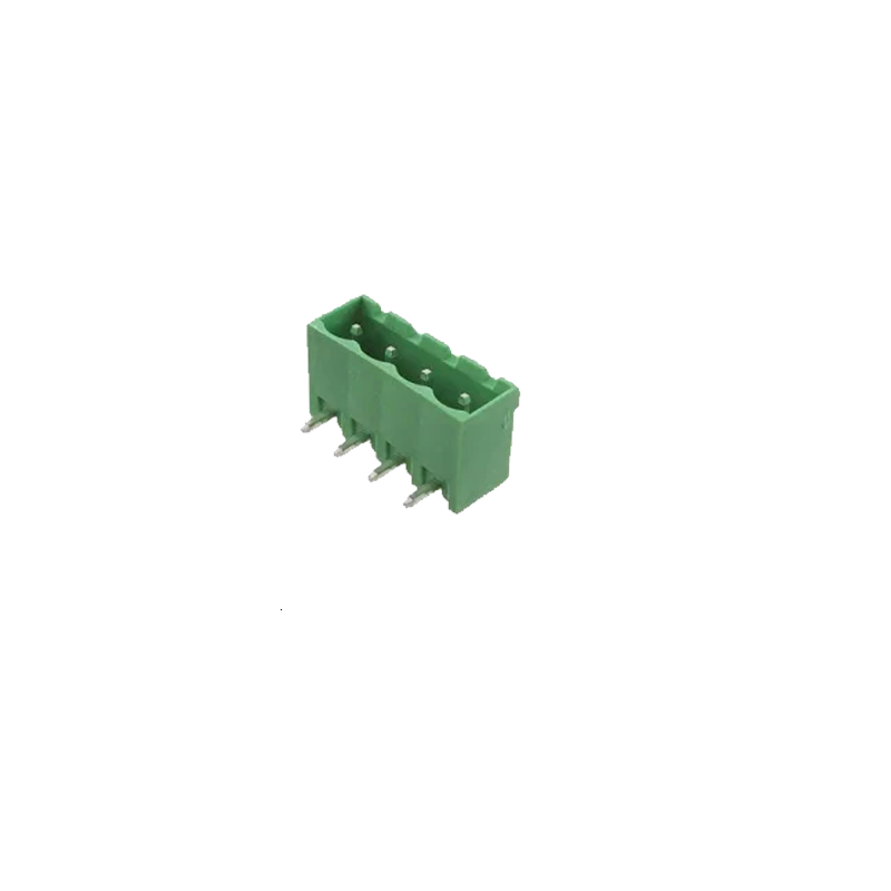 Embase 4 plots mâle débrochable coudée 5.08mm