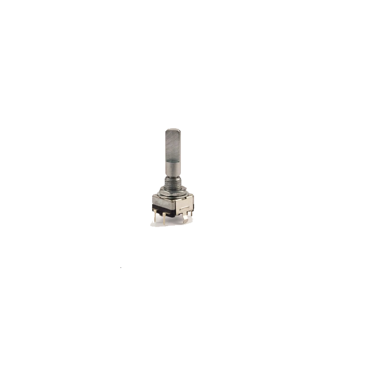 Encodeur rotatif Incrémental 20 impulsions Signal d'encodeur Onde carrée numérique Diamètre d'axe	6 mm Axe  20mmRéf. : PEC11H-41