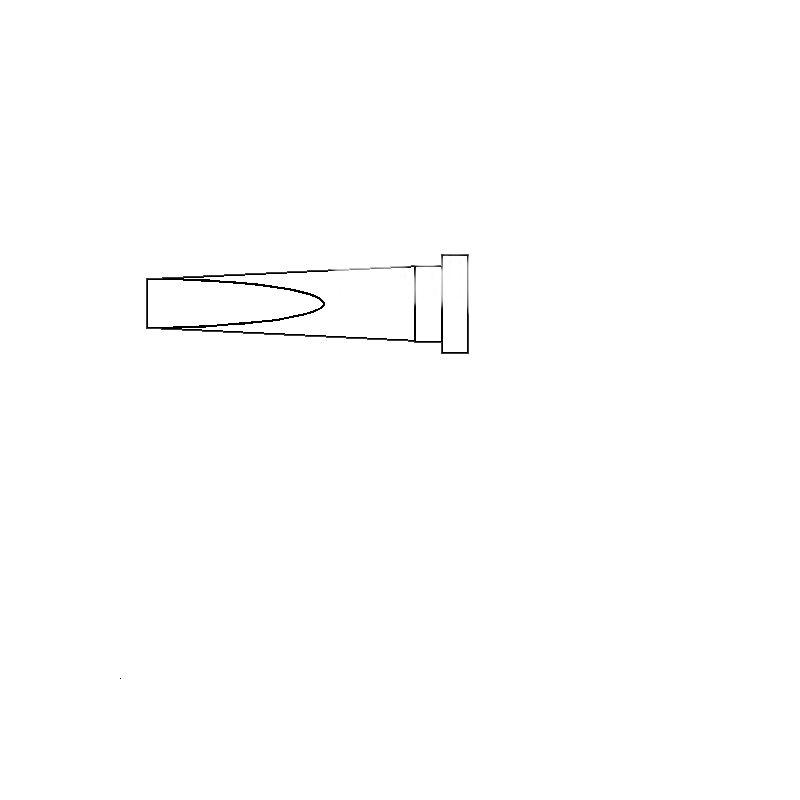 Panne Weller 2mm x 1mm Fer WSP80T0054441499