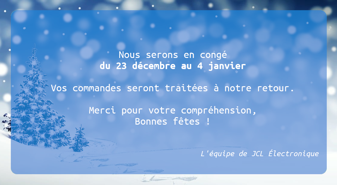 Annonce des congés annuels d'hiver